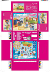 CASA DE MUÑECAS PLAYMOBIL 70209 Habitación juvenil con figura de niña y complementos, a partir de 4 años Casas de Muñecas Naty Shop