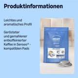 de Amazon Entkoffeinierte 100% Arábica-Kaffeepads, geeignet für Senseo-Maschinen, medium Röstung, 36 Stück (1 Packung mit 36 ​​​​Stück) – Certificado Rainforest Alliance