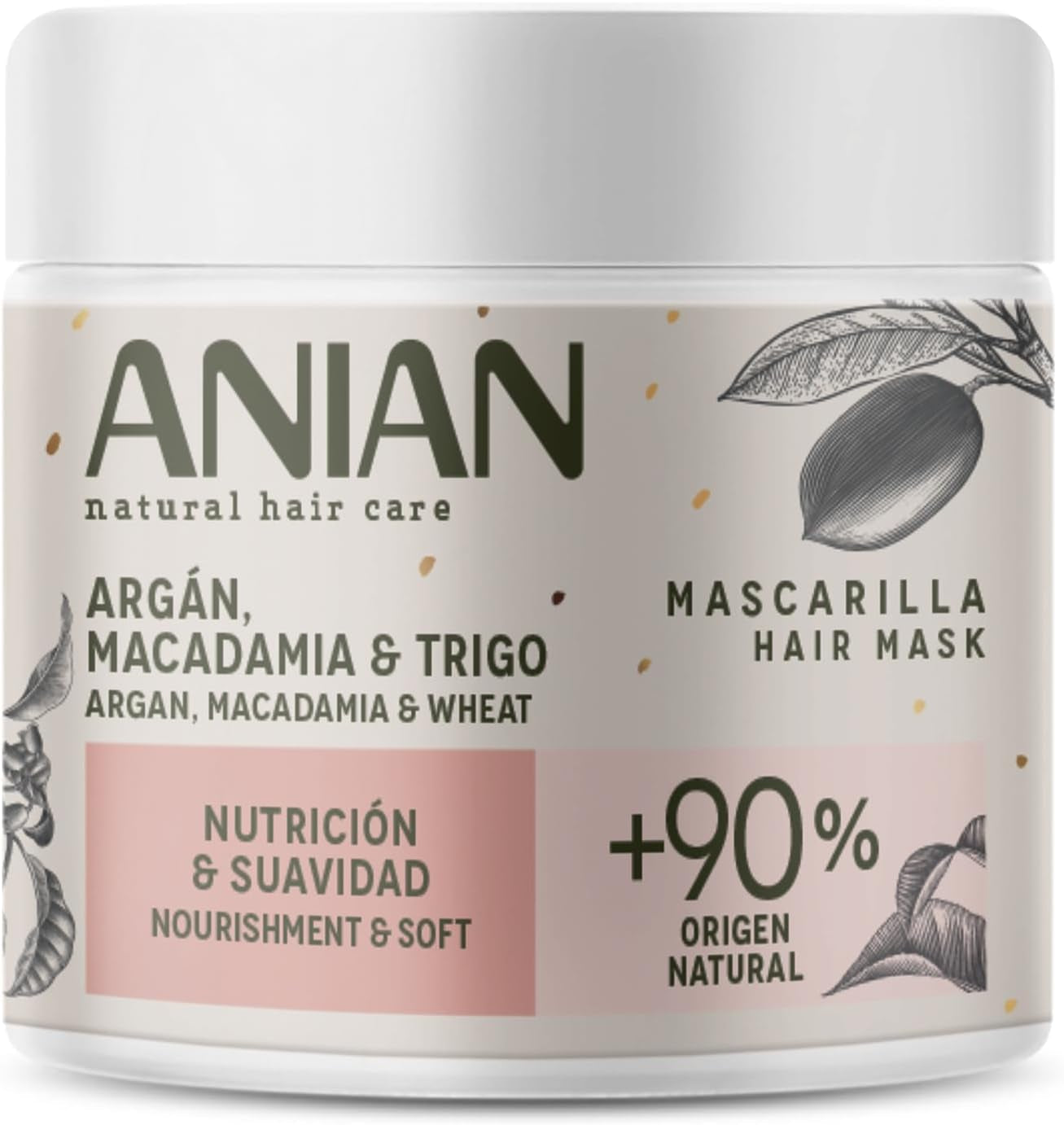 ARGÁN nutrición y suave mascarilla 350 ml Mascarilla capilar Naty Shop Título predeterminado