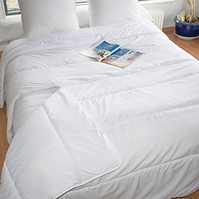 KSGB402460 Cama acolchada para 2 personas, fácilmente lavable, blanco, 220X240 cm Edredones y edredones Naty Shop