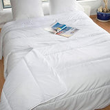 KSGB402460 Cama acolchada para 2 personas, fácilmente lavable, blanco, 220X240 cm Edredones y edredones Naty Shop