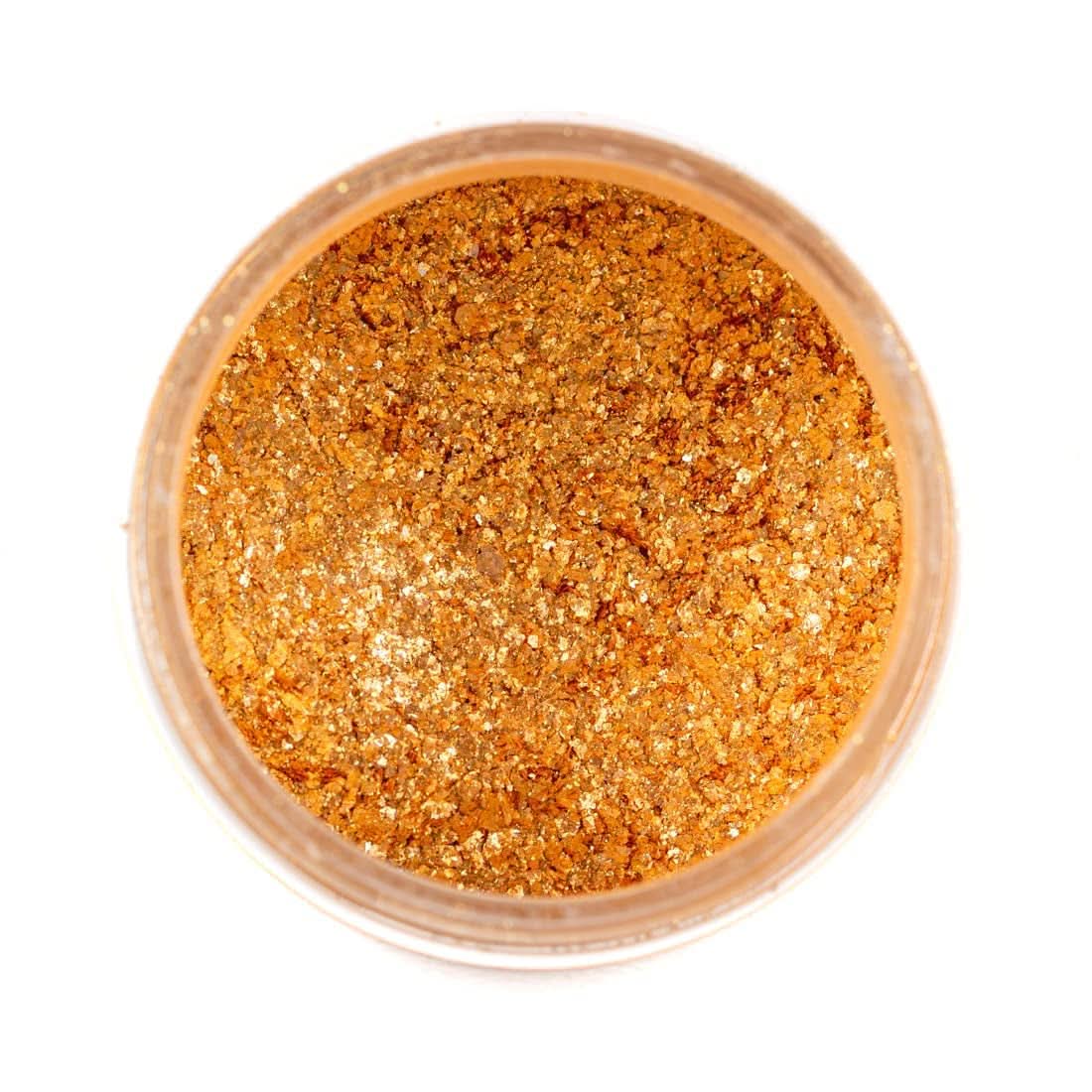 Super Streusel, Super Glitter Powder Gold, brillo en polvo, dorado, 10 gramos Glitter Naty Shop