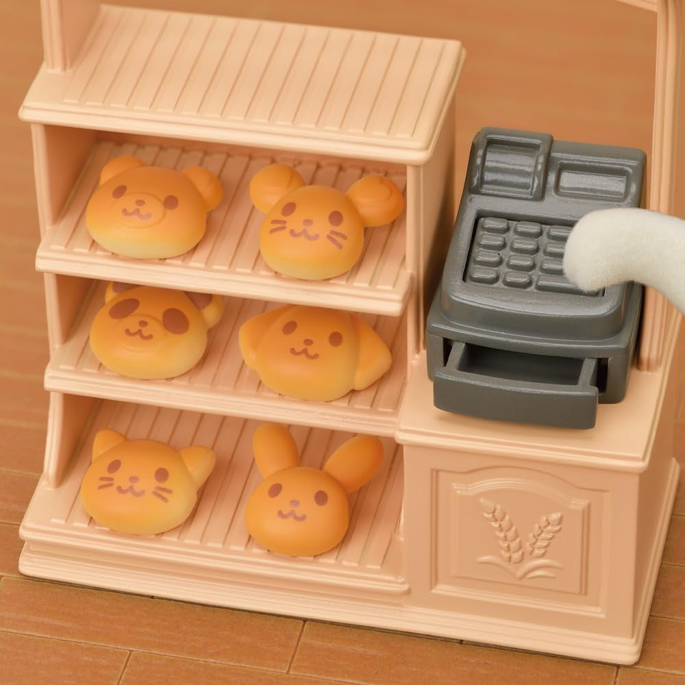 Sylvanian Families 5536 Juego de panadería en casa de muñecas - Juego de casa de muñecas