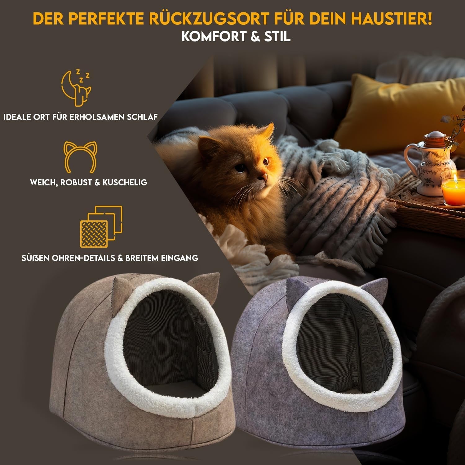 Mantas y Muebles, Mascotas, Casas y Cuevas, Gatos, Camas para gatos, Gatos - camas, colchones