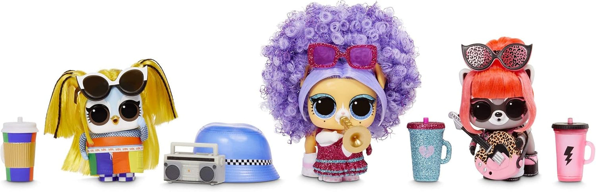 Jajaja ¡Sorpresa! 567080E7C Remix Pets - Artículo de coleccionista - 9 sorpresas con pelo natural, complementos y letras sorpresa