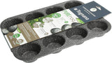 Pure Roq Muffinform Para 12 Muffins, Aluminio, Negro Moldes y bandejas de horno Naty Shop