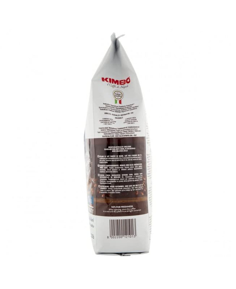 3x Café en grano Espresso Classico, tueste medio, café en grano entero, tueste medio, bolsa de 1 kg, café Nápoles