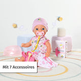 BABY Born Lena (Little Baby Girl) 36Cm, Muñeca 7 funciones para niños a partir de 1 año, funciona sin pila, muñeca grande 36cm Muñecas Naty Shop