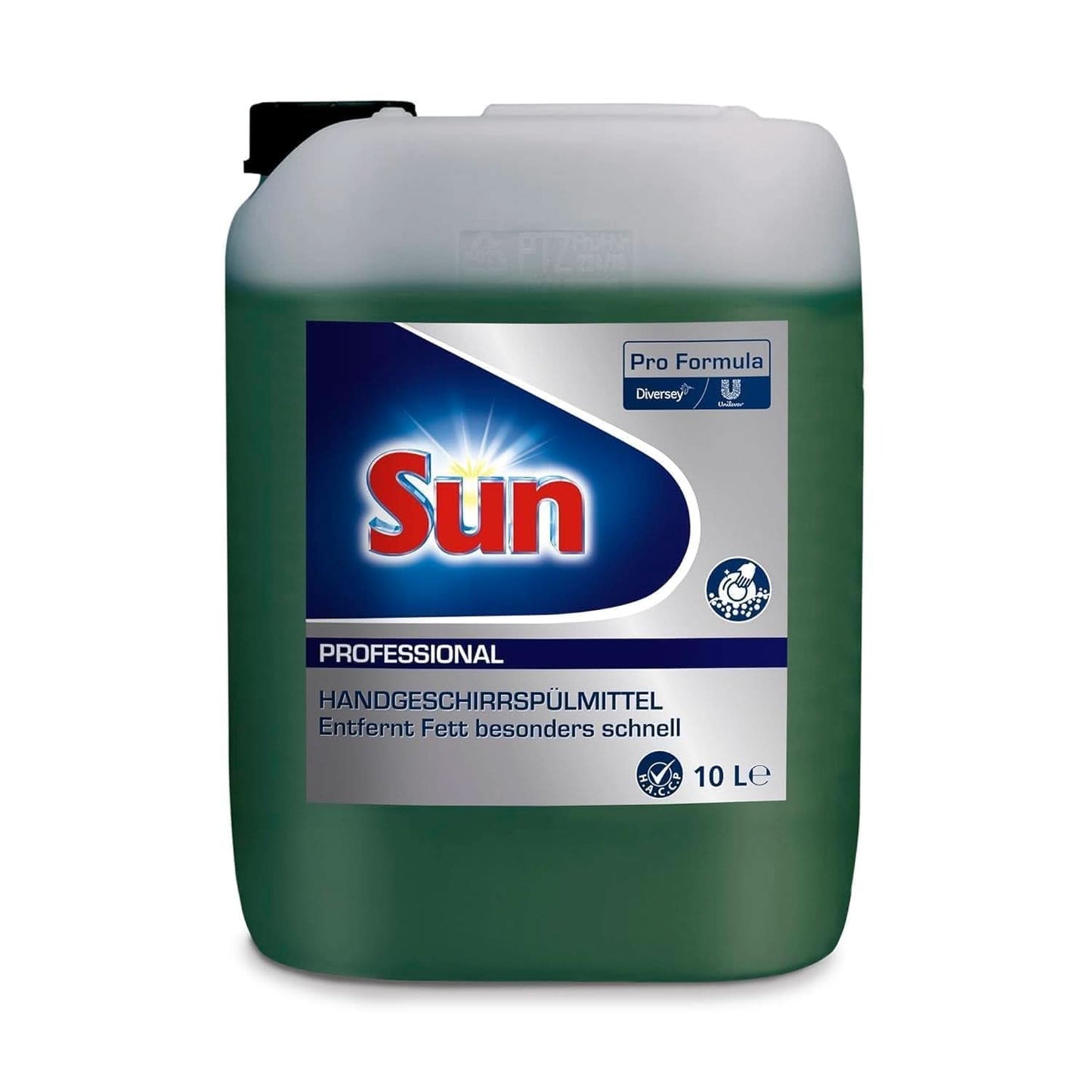 Sun Professional, líquido lavavajillas manual - Eliminación de grasa altamente eficaz, con fresco aroma cítrico, 10 litros Detergentes de Cocina Naty Shop