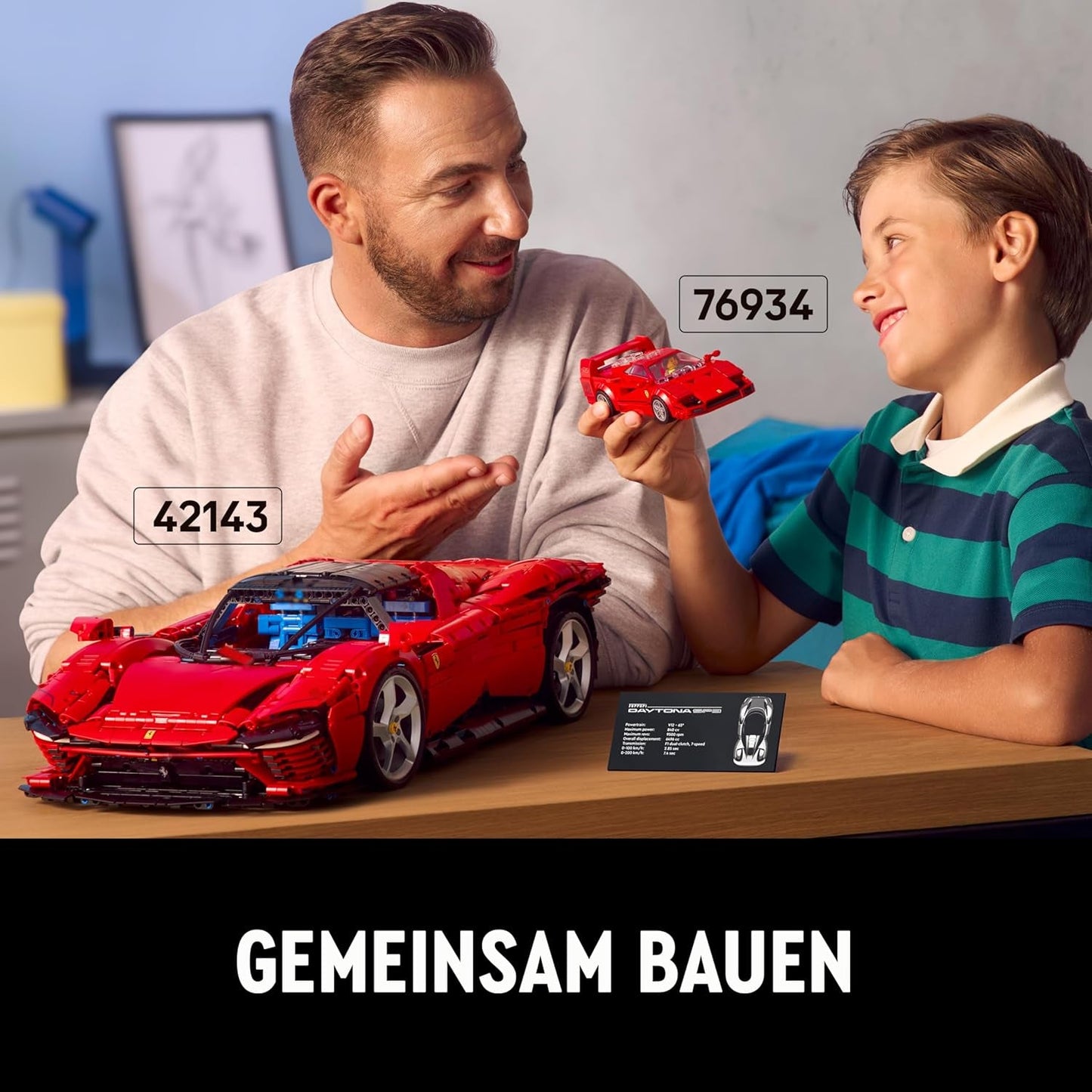 LEGO Speed Champions Superdeportivo Ferrari F40, set de juego con coche de juguete para construir y conductor con una minifigura, set de construcción de colección para niños, regalo para niños y niñas 76934 Juegos de construcción Besuche den LEGO-Store