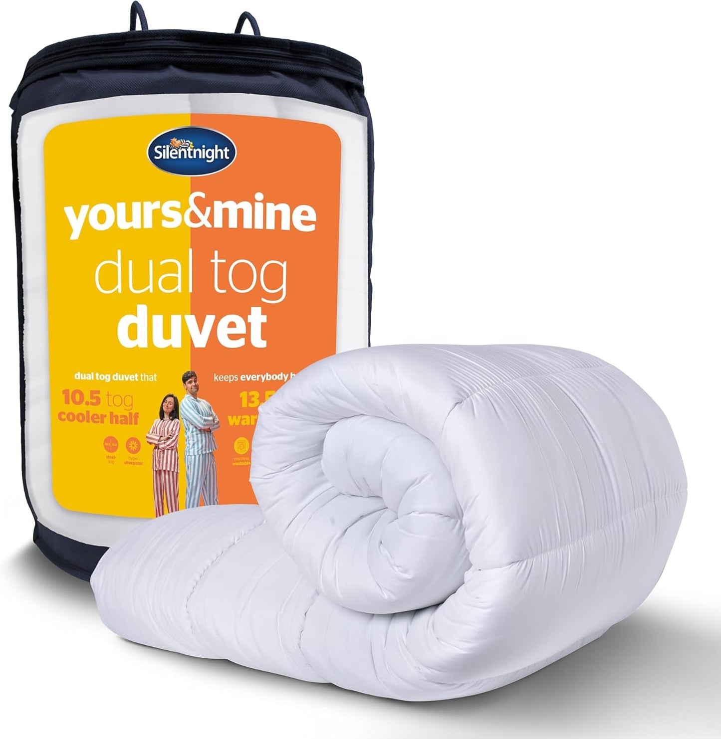 Silentnight Mine - Edredón 13,5 Tog, para cama king size, 200 X 200 Cm, color blanco Edredones y colchas Naty Shop 200 X 200 Unique