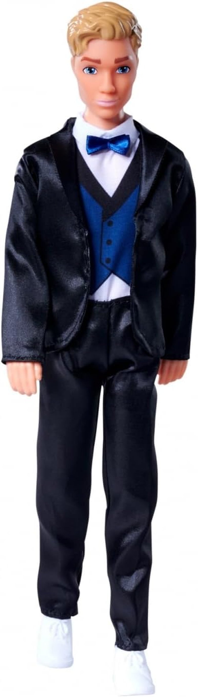 Simba 105733629 - Steffi Love Kevin Encantadora muñeca de 30 cm con traje elegante, pajarita y chaleco, a partir de 3 años