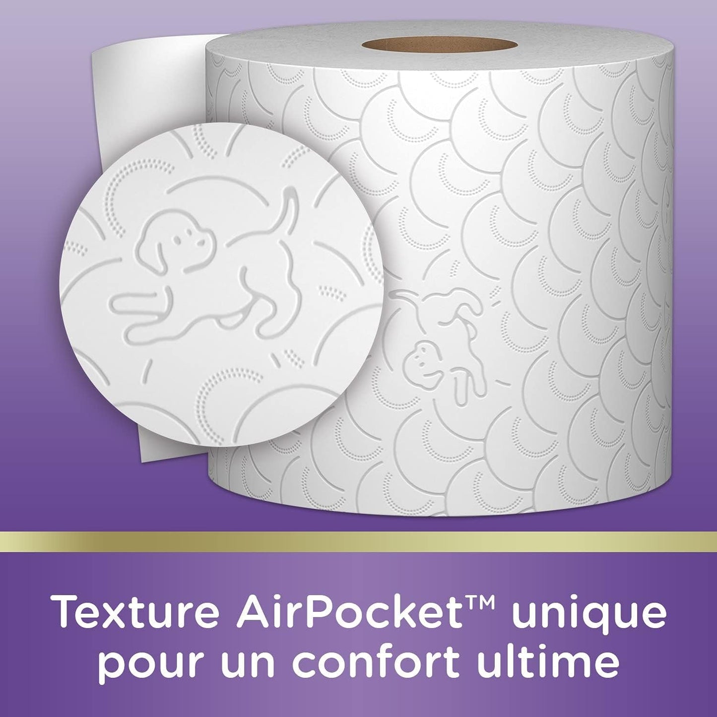Papel higiénico acolchado (12 paquetes de 7 rollos) - suave y cómodo - respetuoso con el medio ambiente - duradero