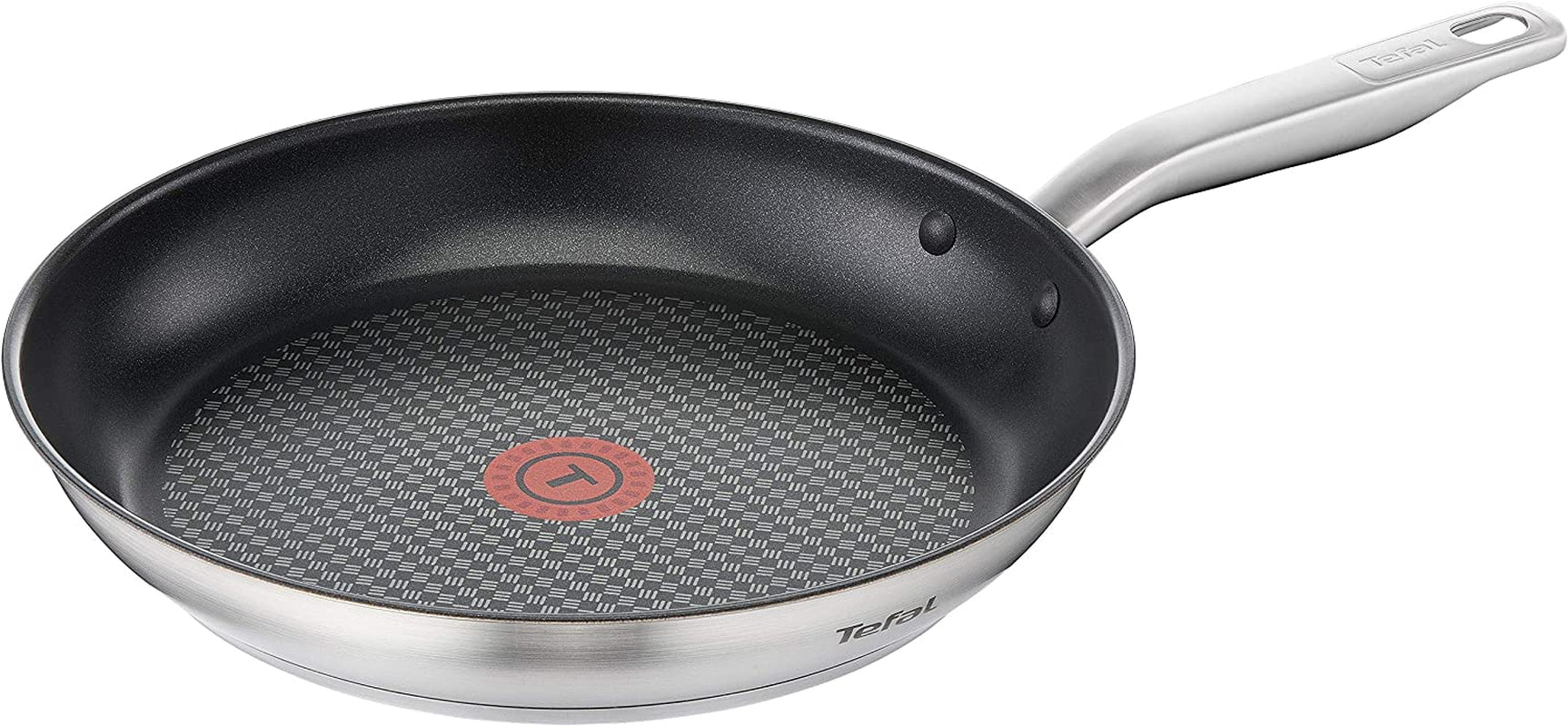 Sartén TEFAL VIRTUOSO 28 cm, Sartén Acero Inoxidable, Inducción Ollas y Sartenes Naty Shop 28 Cm Con Recubrimiento Antiadherente