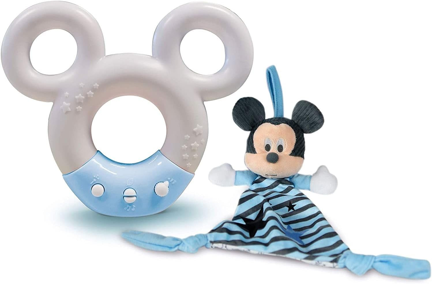 Clementoni 17397 Disney Baby Mickey Sound & Color Lámpara Luz nocturna, multicolor Juguetes Bebe Naty Shop Lámpara infantil Mickey