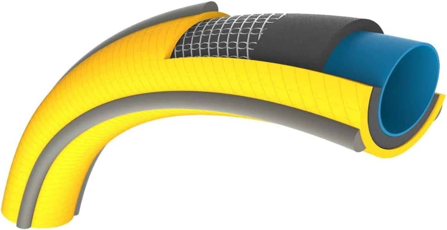 HOZELOCK - Manguera Tricoflex Ultraflex Ø 12,5 mm (1/2") 10 M: Manguera de jardín flexible resistente a la intemperie, antitorsión y antitorsión fabricada con un 40% de PVC reciclado [117000]