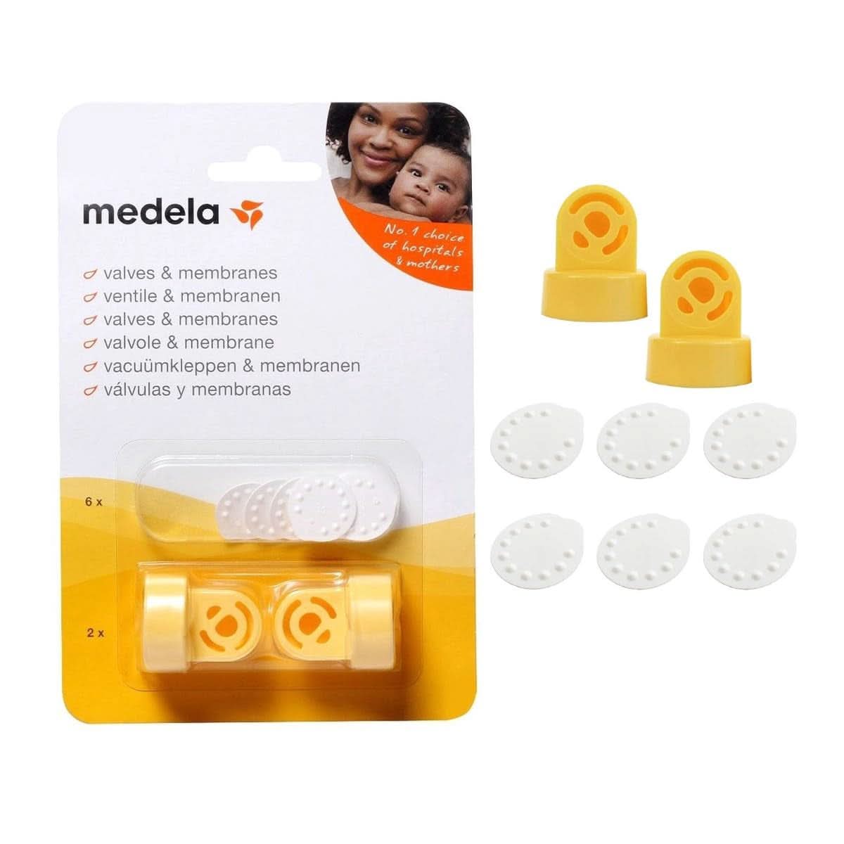 Medela 008.0293 Válvulas y tetinas, multicolor Accesorios Alimentación y Lactancia Bebe Naty Shop