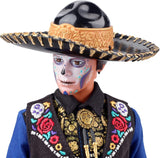 Ken Barbie 2022 Muñeca Día De Muertos con camisa, chaleco y sombrero, pintura facial Calavera, regalo para coleccionistas