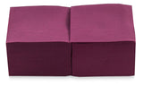 Saten Ser22104961 Cocktail, servilletas 20 X 20, 2 capas, pliegue 1/4, 100 servilletas, Punta-Punta, negro