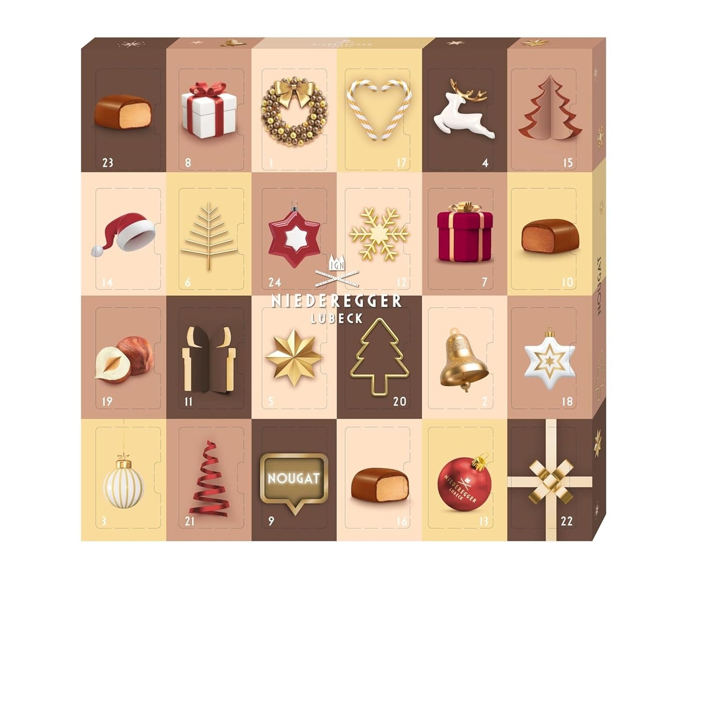 Calendario de Adviento Niederegger Mini Turrón 180g