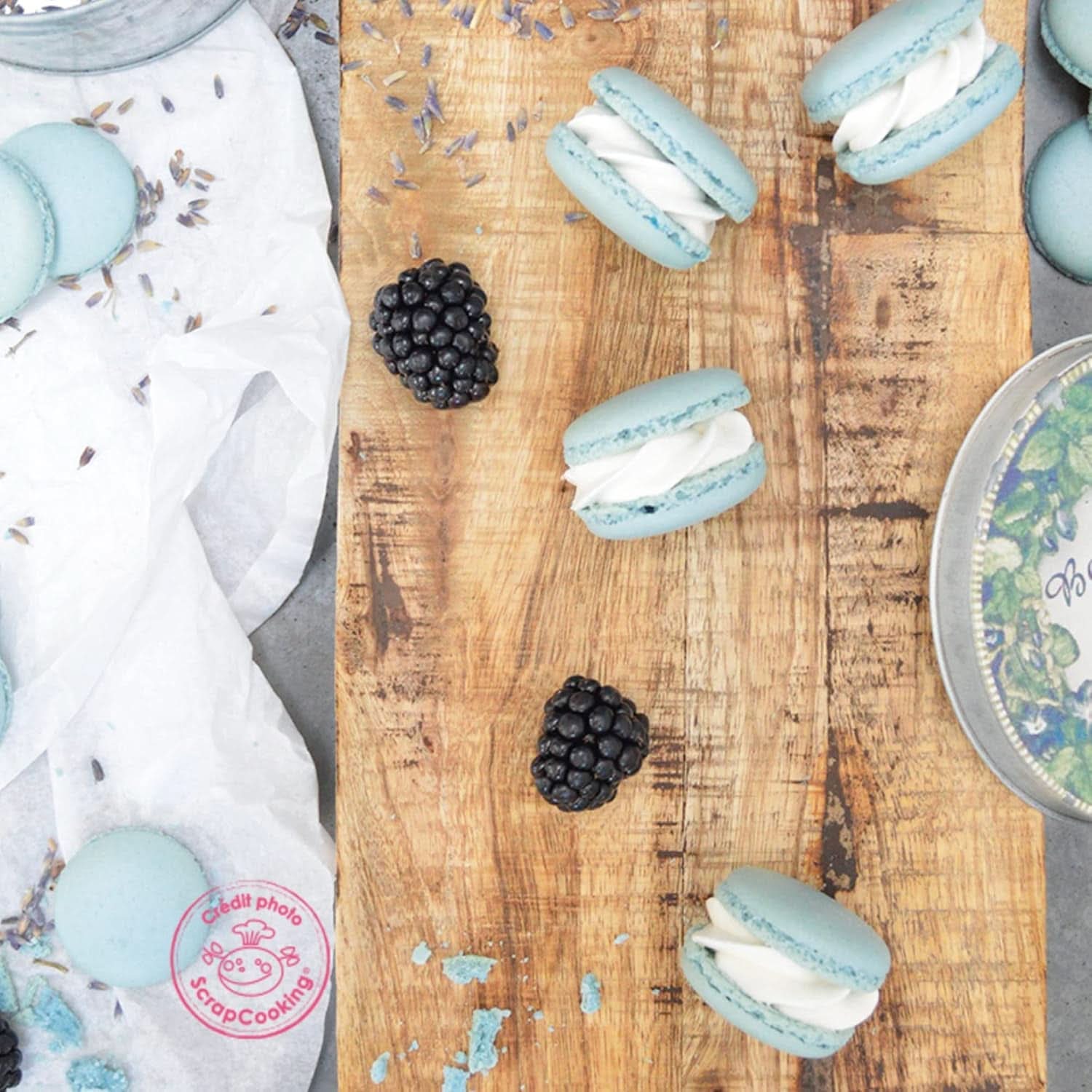 Scrapcooking, colorante alimentario en polvo, azul pastel, 5 gramos Naty Shop
