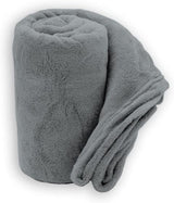 Manta suave | Cuadros | Tacto suave | 130 X 160 Cm | Edredones y colchas Powder Shop Naty Shop Gris Perla 130X160