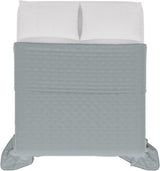 Ropa de cama italiana CHIC colcha de verano, microfibra, INDIVIDUAL 170X250Cm, marrón Edredones y edredones Naty Shop Gris oscuro Doble 250X250Cm
