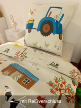 Skybrands Kinder Bettwäsche Tiere 135X200 Bauernhof Kinderbettwäsche Bagger Traktor Baumwolle Kinderbettwäsche 2Tgl. Tienda Naty para jóvenes y mujeres