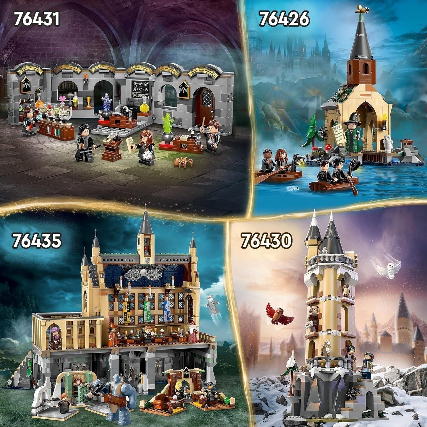LEGO Harry Potter Aragog en el Bosque Prohibido, Juego de fantasía de araña, criatura mítica, 2 minifiguras, regalo mágico para niños, niñas y fanáticos a partir de 7 años 76434 Juegos de construcción Besuche den LEGO-Store