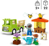 LEGO DUPLO Town Apicultura y colmenas, juguete educativo para niños pequeños con 2 figuras y un camión móvil, set de construcción y reconstrucción, juguete para niños pequeños a partir de 2 años 10419 Juegos de construcción Besuche den LEGO-Store