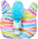 Muñeca Barbie Cutie Reveal y accesorios, conjunto de felpa Rainbow Zebra y 10 sorpresas que cambian de color, gama Color Dream, HRK39