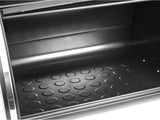 Brabantia Caja de pan para panecillos - Caja de almacenamiento compacta para encimera para pan, bagels y panecillos con tapa plana, acero resistente - tamaño mediano - negro mate Cajas para almacenar alimentos Naty Shop