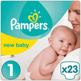 Pampers Premium Protection New Baby pañales, talla 1 (recién nacido), 22 piezas