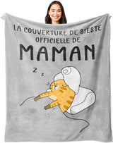 Manta de franela Juratar para papá - regalo de cumpleaños, día del padre y Navidad - 152 X 130 cm Camas y mantas Besuche den Juratar-Store Maman