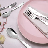 Villeroy & Boch - Rose Garden cubertería 24 piezas, acero inoxidable Cocina Naty Shop