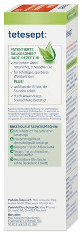 Tetesept Muskel, Aditivo de baño relajante después del esfuerzo físico, 125 ml Ducha y baño Naty Shop