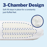 Almohada para dormir Casper Sleep Essential, tamaño king, color blanco Naty Shop Standard Pillows