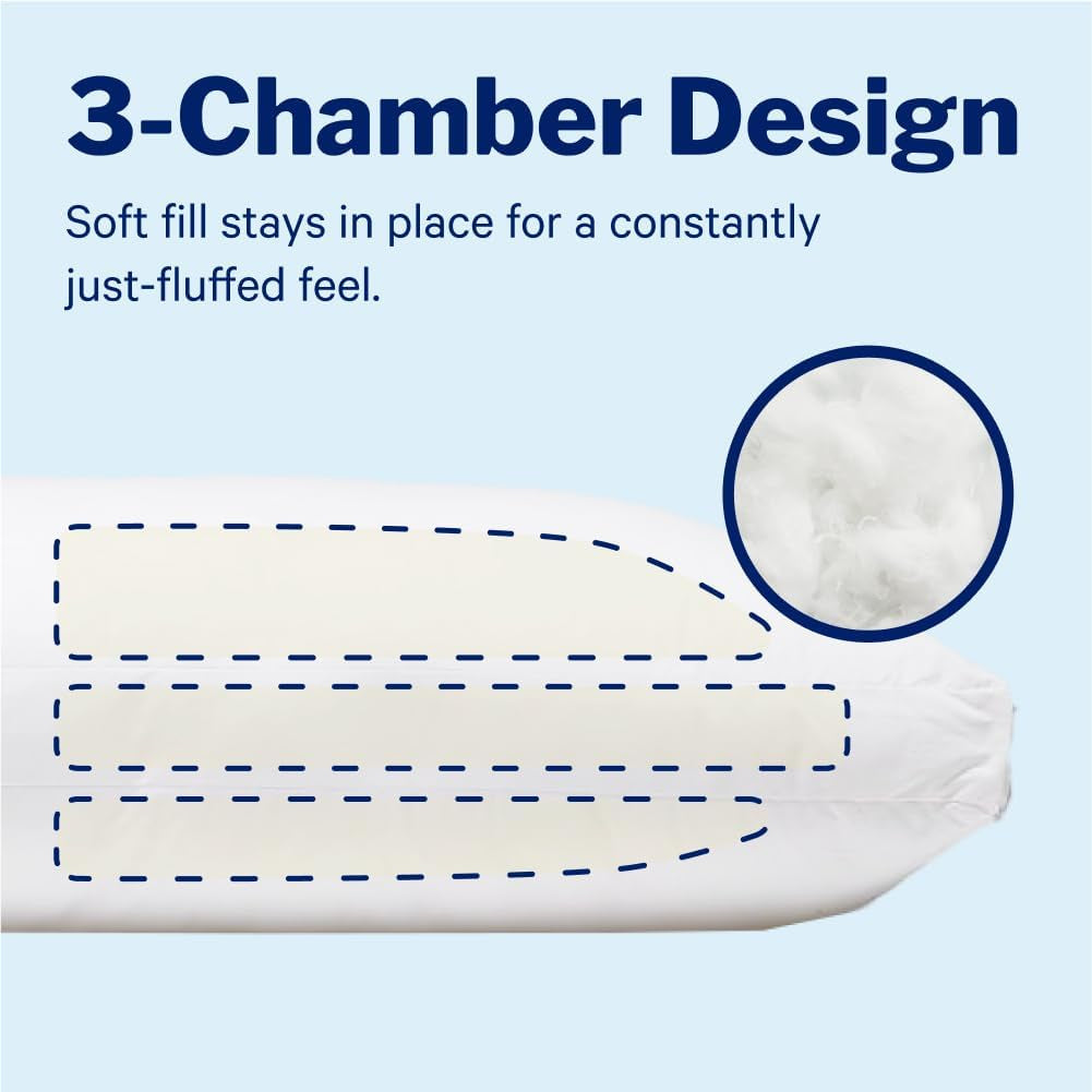 Almohada para dormir Casper Sleep Essential, tamaño king, color blanco Naty Shop Standard Pillows