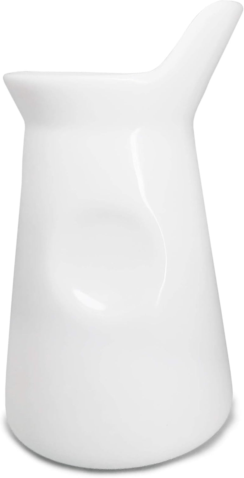 NERTHUS FIH 418 Taza de leche de porcelana 125 ml, Original, Blanco