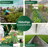 GARDENIX AquaPIN Anclaje para manguera de jardín, 50 unidades, estaca para el suelo, anclaje de fijación para manguera de goteo, manguera de riego, horquilla de conexión