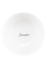 Sterntaler Vajilla de Porcelana Diseño Rústico - Vajilla con Base de Silicona Antideslizante y Desmontable - Vajilla para Bebés y Niños con Plato, Cuenco de 400ml y Taza de 200ml, Blanco