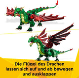 LEGO Creator Dragón Verde 3 en 1 - Juguete - Se convierte en serpiente marina o fénix - Juguete de construcción de animales para niños - Regalo para niños y niñas a partir de 9 años 31161 Juegos de construcción Besuche den LEGO-Store