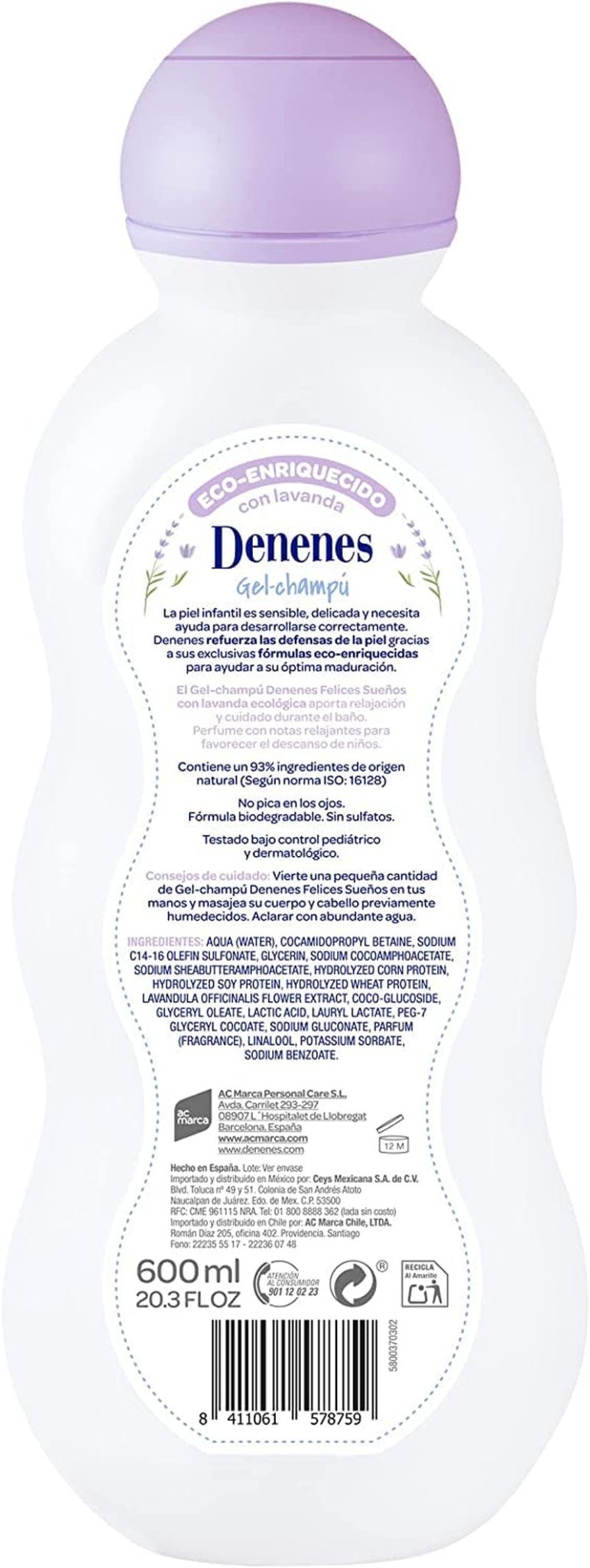 Felices Sueños Gel Y Champú 500 Ml Infantil - Baño y Cuidado de la piel Naty Shop
