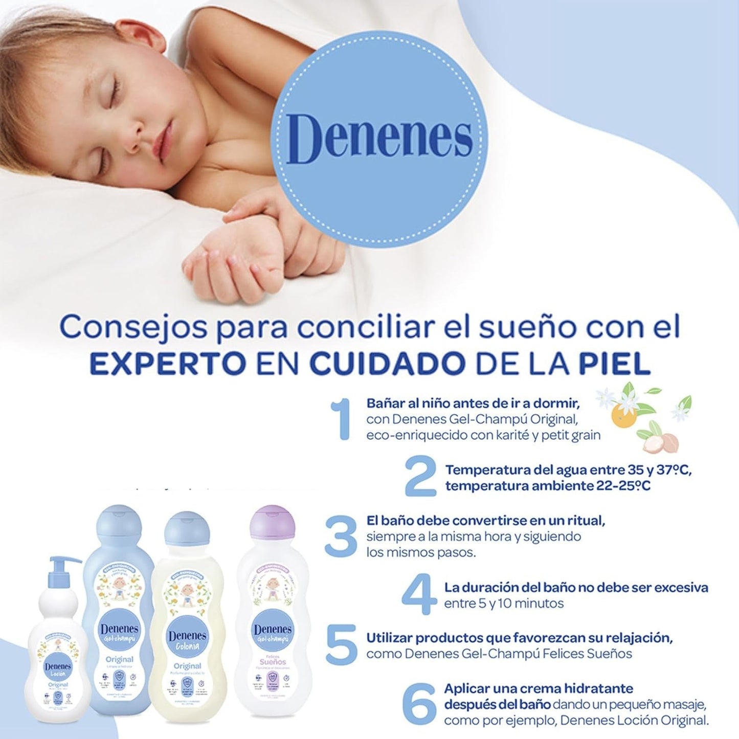 Felices Sueños Gel Y Champú 500 Ml Infantil - Baño y Cuidado de la piel Naty Shop