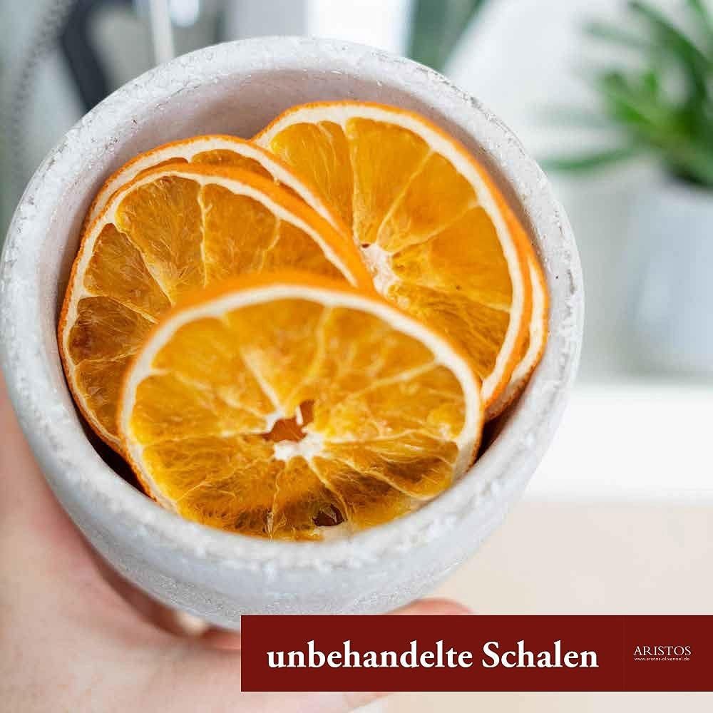 Rodajas de frutos secos - rodajas de naranja para cócteles y té frío, té, vino caliente o zumos y ponches de frutas para niños Productos deshidratados Naty Shop