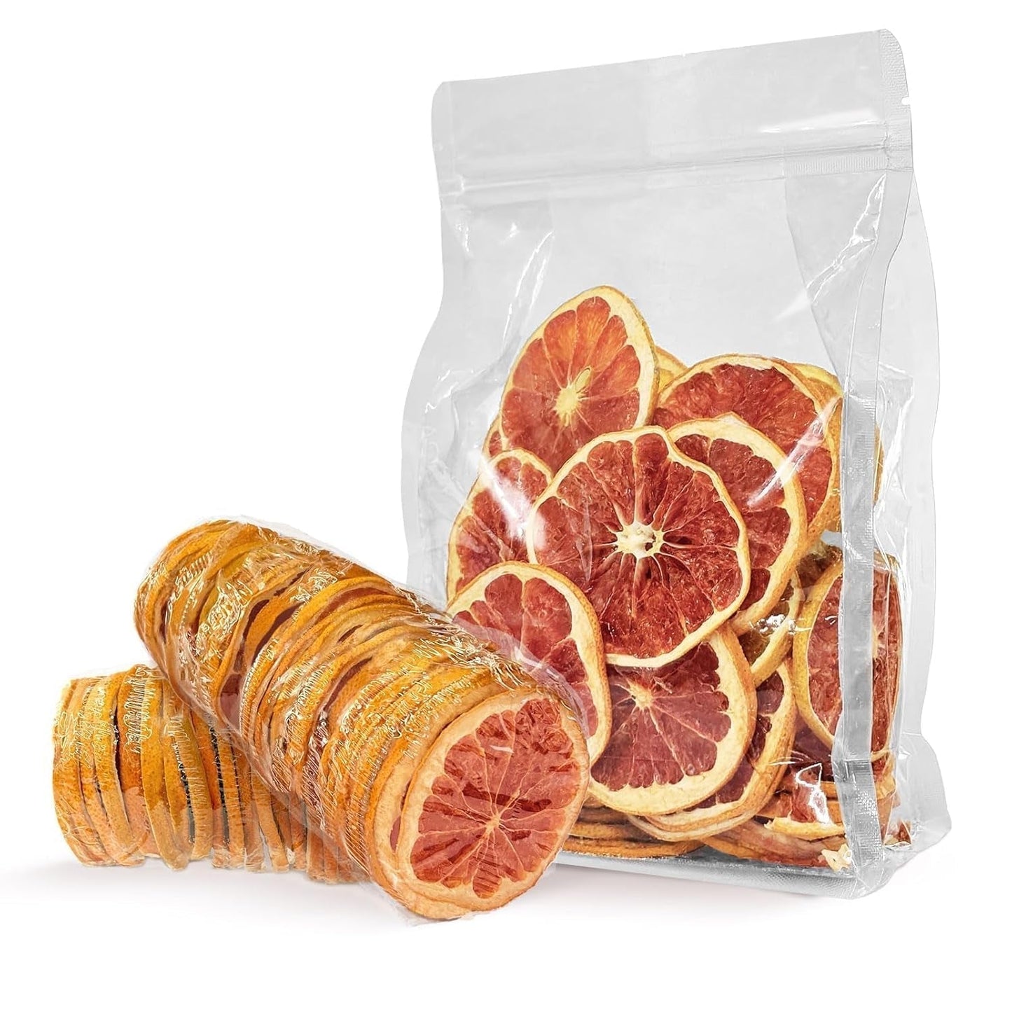 Rodajas de Pomelo Deshidratado, Pomelo Deshidratado, Relleno de Florero, Decoraciones Navideñas, Rodajas de Pomelo Rojo, Rodajas de Frutos Secos para Té, Sin Azúcar Añadido (100g (1 Pack)) Naty Shop Productos Deshidratados 100G (1 Pack)