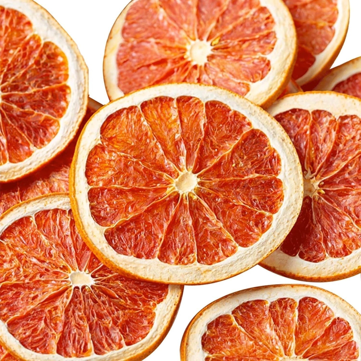 Rodajas de Pomelo Deshidratado, Pomelo Deshidratado, Relleno de Jarrones, Adornos Navideños, Rodajas de Pomelo Rojo, Rodajas de Frutos Secos para Té, Sin Azúcar Añadida (100g (1 Pack)) Naty Shop Productos Deshidratados