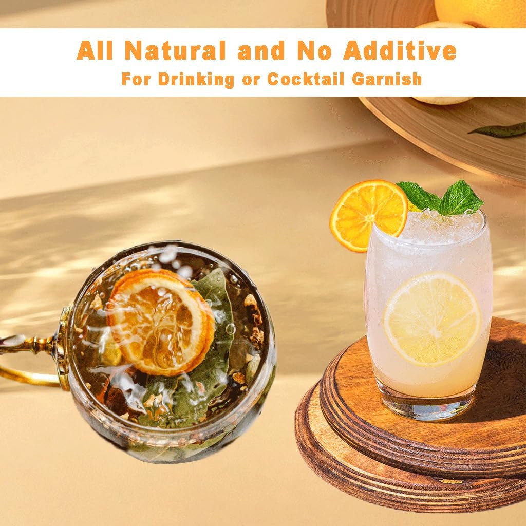 Rodajas de naranja secas, 250g Rodajas de naranja natural Adornos secos, rodajas de naranja secas para decoración navideña, corona de Adviento, jabón, rodajas de fruta Productos secos Naty Shop