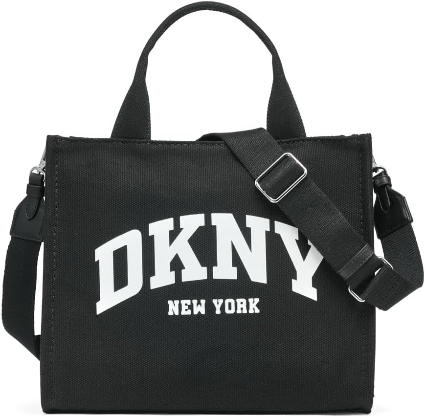 Bolsos Tote DKNY Hadlee Md Mujer Naty Shop Negro/Plata