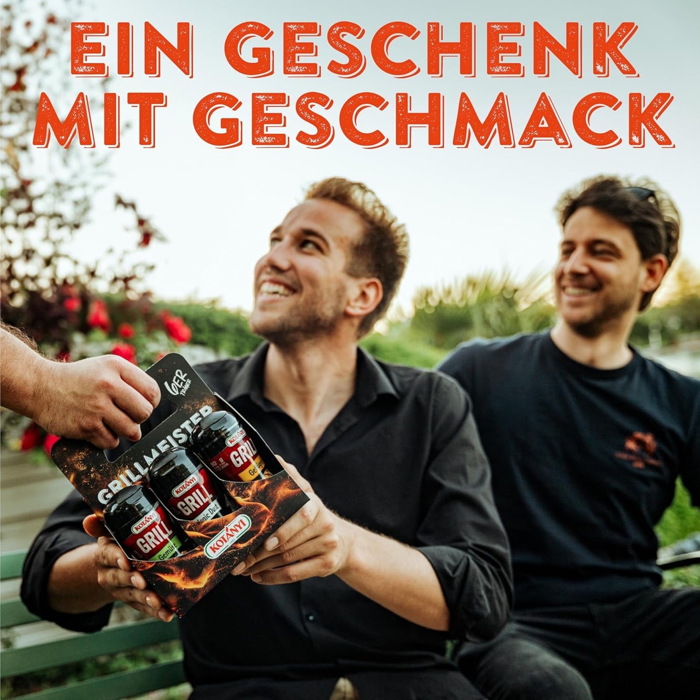 KOTÁNYI Set de regalo Grill Spices - 6er Carrier - Regalos para hombres - Grill Zubehör & Spice Set para jedes BBQ - Grill Zubehör inkl. Polvo Mágico - [¡Jetzt Geburtstagschenken für Männer bestellen!]